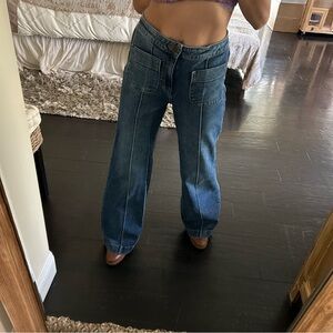 LC Lauren Conrad High Rise Bootcut Flare Jeans Size 4